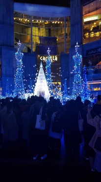 Caretta Shiodome winter illumination
